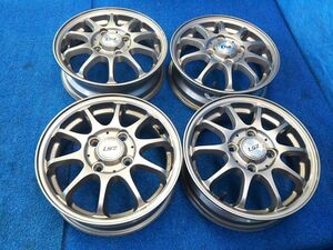 INTER MILANO LSZ 101 13インチ アルミホイール 4本セット センターキャップ付 13x4.00B 4穴 PCD100 +42 インターミラノ