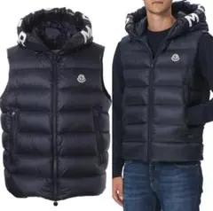 MONCLER モンクレール メンズ  濃紺 ダウンベスト MONTREUIL