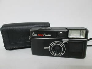 【n S0868】FUJICA POCKET 350 FLASH フジカ ポケット /FUJINON WIDE 20mm フィルムカメラ ケース付き