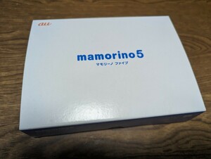 《ストラップのオマケ付き》【中古】au マモリーノ5 mamorino5本体(ブルー)KYF40SLA キッズケータイ ※箱、専用工具、説明書付き