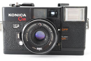 【良級】 コニカ KONICA C35 EF HEXANON 38mm f2.8 動作品 単焦点 フィルムカメラ #3968