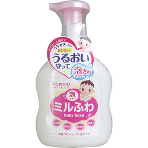 まとめ得 和光堂 ミルふわ 全身ベビーソープ 泡タイプ 本体 ４５０ｍＬ x [5個] /k