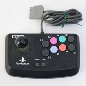 HORI ホリ COMPACT JOYSTICK コンパクトジョイスティック コントローラー ブラック PS1 PS2 プレステ★816v16