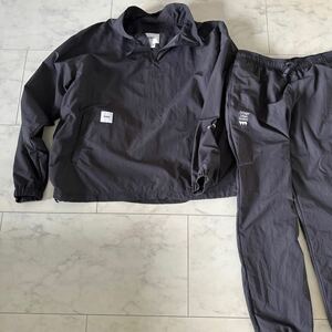 WTAPS KAYAN JACKET CHACOAL GRAY XLサイズ ナイロン アノラック ジャケット チャコールグレー 04 03上下セット