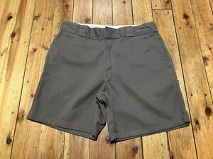 Dickies USA輸入　w33相当　チャコールグレー　100円スタート　売り切り　古着　ハーフパンツ ショートパンツ ワークパンツ　短パン 