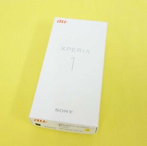 未使用 新品 SIMロック解除済み SONY XPERIA 1 SOV40 ブラック au 利用制限○ インボイス可 送料無料 【T04-120-0415】48清P