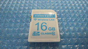 即決 送料198円～ コムテック COMTEC 無線LAN 内蔵 SDCHカード WSD16G ZERO 909LS 中古