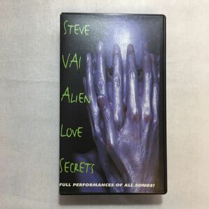 zvd-02♪スティーヴ・ヴァイ Alien Love Secret [VHS]ビデオ　36分　 1997/9/16