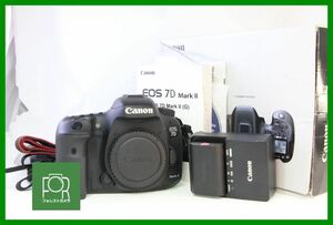 【同梱歓迎】【動作保証・点検済】極上品■■Canon 7D Mark lI (081022003887)■バッテリー・チャージャー・箱付き■AH218