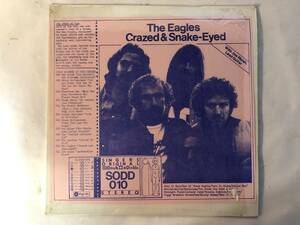 20207S BOOT 輸入盤 12inch 2LP★The Eagles/Crazed & Snake-Eyed★SODD 010