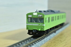 TOMIX 97935 クハ103（ユニットサッシ銀）JR103系通勤電車(JR西日本仕様・混成編成・ウグイス)セットばらし 1両 トミックス ②