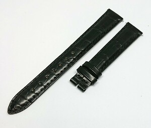  JAEGER LE COULTRE ジャガー ルクルト 純正 アリゲーター ベルト マット 14mm ブラック 未使用 【JC23】