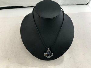 【SWAROVSKI】スワロフスキー　クリスタルクロス　チョーカー・ネックレス　チャコールブラック　SY02-EXU