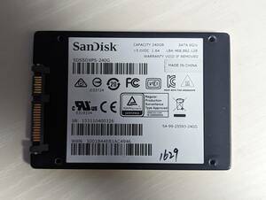 　SanDisk　SSD 240GB【動作確認済み】1629　