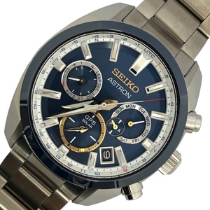 セイコー SEIKO アストロン ノバク・ジョコビッチ 2020年限定モデル SBXC045 ブルー SS 腕時計 メンズ 中古