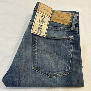 新品未使用品 POLO RALPH LAUREN 加工 SULLIVAN SLIM CROP Denim Pant ポロ ラルフローレン スリム クロップ デニム パンツ W30