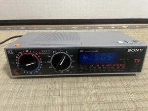 SONY ラジオ 目覚まし時計 EZ-5 FM AM デジタルクロックラジオ 昭和レトロ 