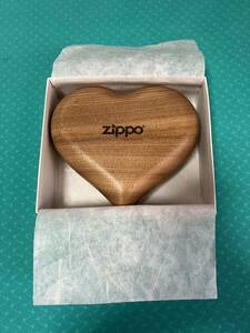 ジッポ　ZIPPO ハート型　木製　ケース