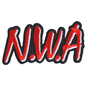 N.W.A エヌダブリューエー Logo Cut-out Patch ワッペン オフィシャル