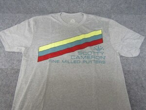 【California Gallery Limited】新品[8] Scotty Cameron Gray Stripe T-Shirt S/スコッティキャメロン/グレーストライプTシャツ