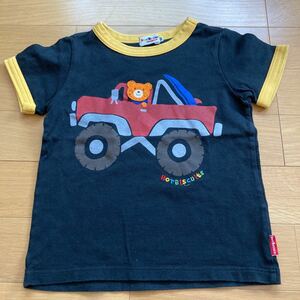 ミキハウス　半袖Tシャツ 100センチ　トップス　キッズ　ジュニア　子供服　男の子　ホットビスケッツ