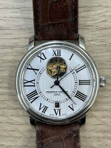 ◎【稼働品】FREDERIQUE CONSTANT フレデリックコンスタント GENEVE FC-303/310X3P4/5/6 メンズ腕時計 自動巻き 裏スケ デイト 純正ベルト