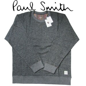 新品 ポールスミス Paul Smith トレーナー スウェット 裏起毛 L マルチストライプ カラーステッチ ラウンジウェア ラグラン袖メンズ 