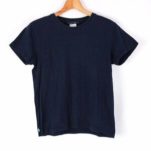 ラルフローレン Tシャツ 半袖 無地 馬ロゴ 綿100％ 日本製 トップス レディース Lサイズ ネイビー RALPH LAUREN