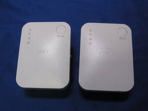 バッファロー WiFi 無線LAN 中継機 WEX-733DHP/N ２個セット