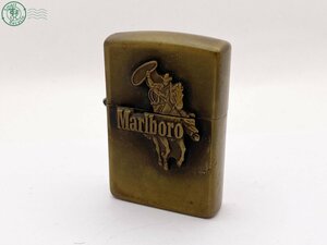 2403604114　△ 1円～！ ZIPPO ジッポー オイルライター Marlboro マルボロ カーボーイ ゴールド 喫煙グッズ 着火未確認 中古 ジャンク