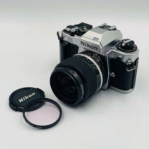 【未使用保管品】Nikon FA フィルムカメラ・レンズ NIKKOR 35mm F1.4 Ai-s ニコン 一眼レフカメラ 1円スタート シルバー まとめ売り セット