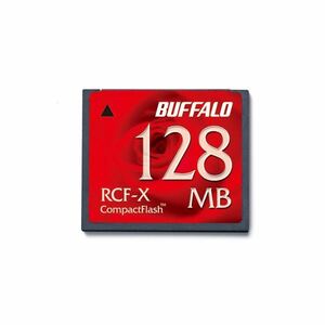 【新品】(まとめ) バッファロー コンパクトフラッシュ 128MB RCF-X128MY 1枚 【×5セット】