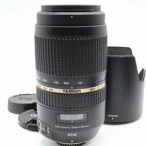 【ほぼ新品】TAMRON 望遠ズームレンズ SP 70-300mm F4-5.6 Di VC USD ニコン用 フルサイズ対応 A005N