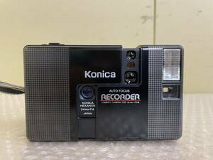 Konica/コニカ/RECORDER/レコーダー/KONICA HEXANON 24mm F4/コンパクトフィルムカメラ/ジャンク品/