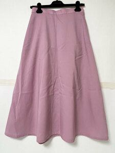 送料無料 ebure エブール スカート ピンク ベルト付き レディース サイズ：38 美品