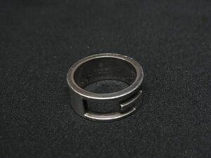 1円 GUCCI グッチ ブランデッドG SV925 リング 指輪 アクセサリー 表記サイズ 9 (約8号) レディース メンズ シルバー系 AW5994