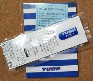 チューブ　TUBE ファンクラブ　TUBE RIDERS オリジナル　メモ帳　クリップペン　セット