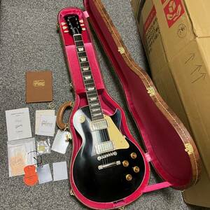 新品同様 2023年製 59ネック仕様 Gibson Custom Shop 1957 Les Paul Standeard All Ebony VOS オールエボニーカラー CS