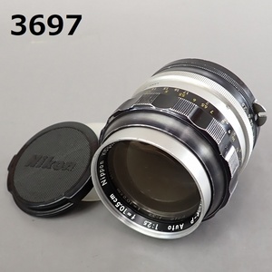 FK-3697◆NIKKOR-P　AUTO 1:2.5 F=10.5㎝　絞り羽根OK　動作固め　現状品 20240517