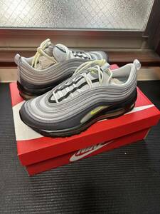 再出品　1円スタート 新品未使用 W NIKE AIR MAX 97 イエローグラデカラー US9 26cm dunk sb AF1 jordan fragment atmos