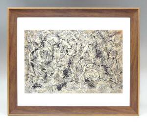 新品☆額付アートポスター◇ジャクソンポロック☆Jackson Pollock☆絵画☆壁掛け☆インテリア☆抽象画☆139