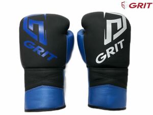 GRIT メタリック　ボクシンググローブ　ブルー　紐式タイプ 