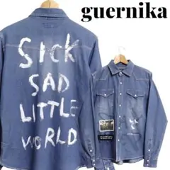 guernika ゲルニカ バックデカプリント カスタムデニムシャツ Mサイズ