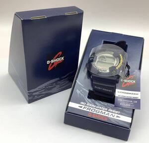 82 未使用長期保管品 動作未確認 CASIO カシオ G-SHOCK Gショック DW-9900NK-2JR FROGMAN フロッグマン ネイビー クォーツ 箱付 説明書付