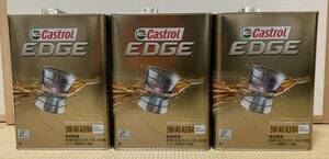 全国送料無料4L×3本カストロールエッジチタニウム5W-40エンジンオイルTITANIUM EDGE CASTROLガソリン・ディーゼルエンジン