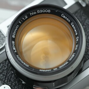 【山崎コーティング】Canon 50mm F/1.2 ライカＬ３９大口径レンズ　フィルム
