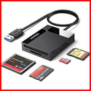 USB3.0 カードリーダー 4in1 SD TF CF MS カードリーダー sdカードリーダー 4スロット拡張 USB3.0 高速転送 SDHC Micro SD SDXC
