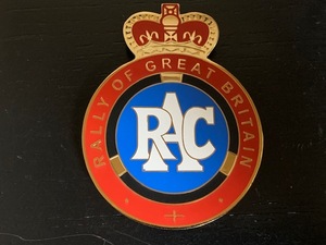 RAC ラリー オブ グレイトブリテン グリルバッジ カーバッジ 美品 希少