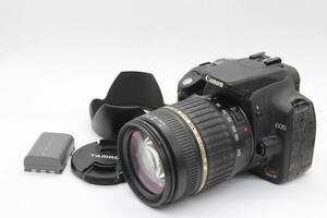 【返品保証】 キャノン Canon EOS Kiss Digital N tamron AF ASPHERICAL XR Di II 18-200mm F3.5-6.3 バッテリー付き デジタル一眼 s6187