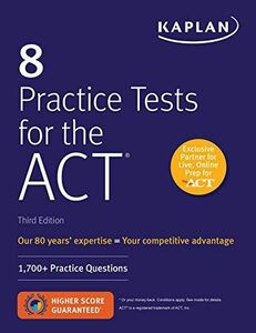 [AF22091303SP-1390]8 Practice Tests for the ACT: 1，700+ Practice Questions